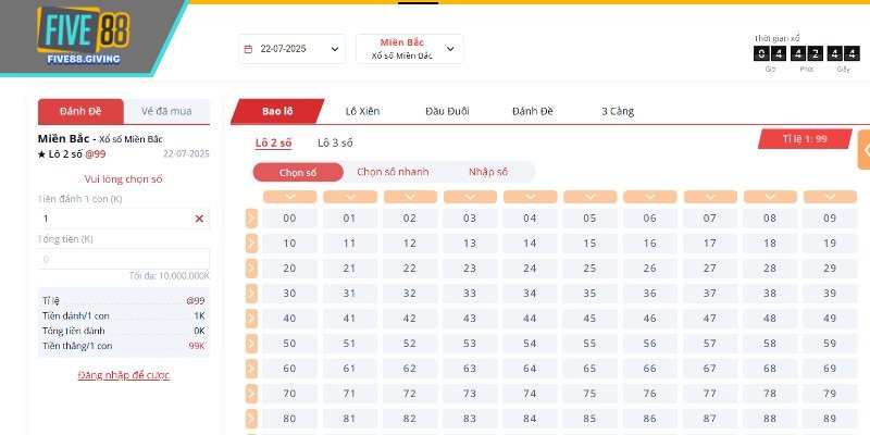 Giới thiệu thông tin về lô đề Five88